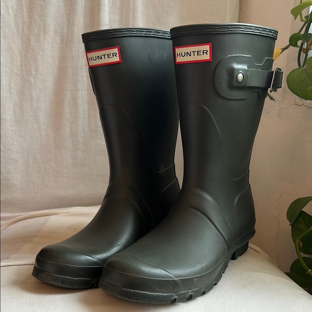 Hunter Original Short Women’s Rain Boots in Hunter Green